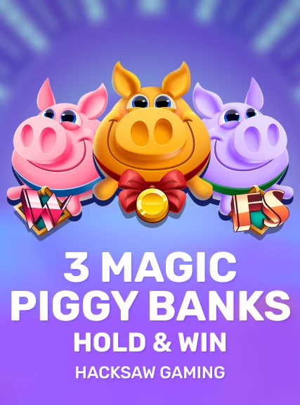 3 Magic Piggy Banks Hold & Win game tile